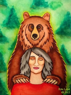 Medicine Bear by Rita Loyd Unconditional Self-Love